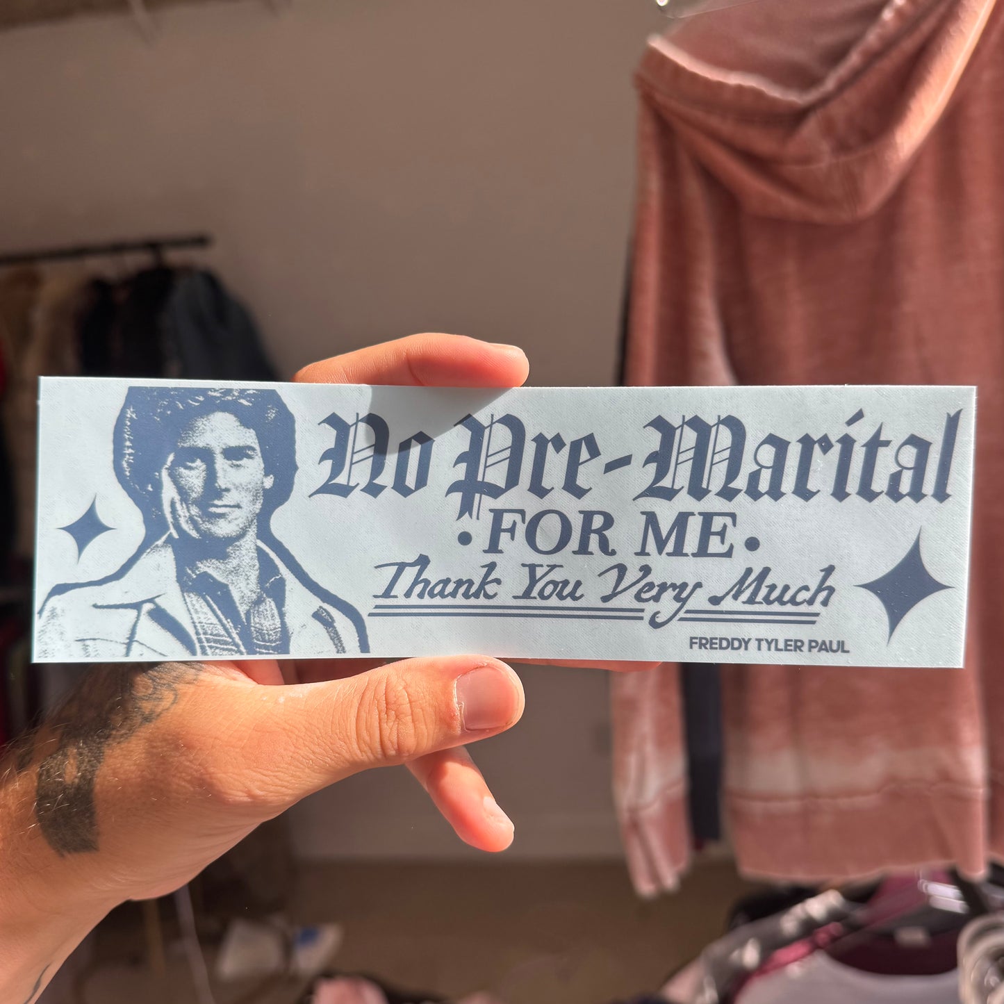 ‘Pre-Marital' Bumper Sticker