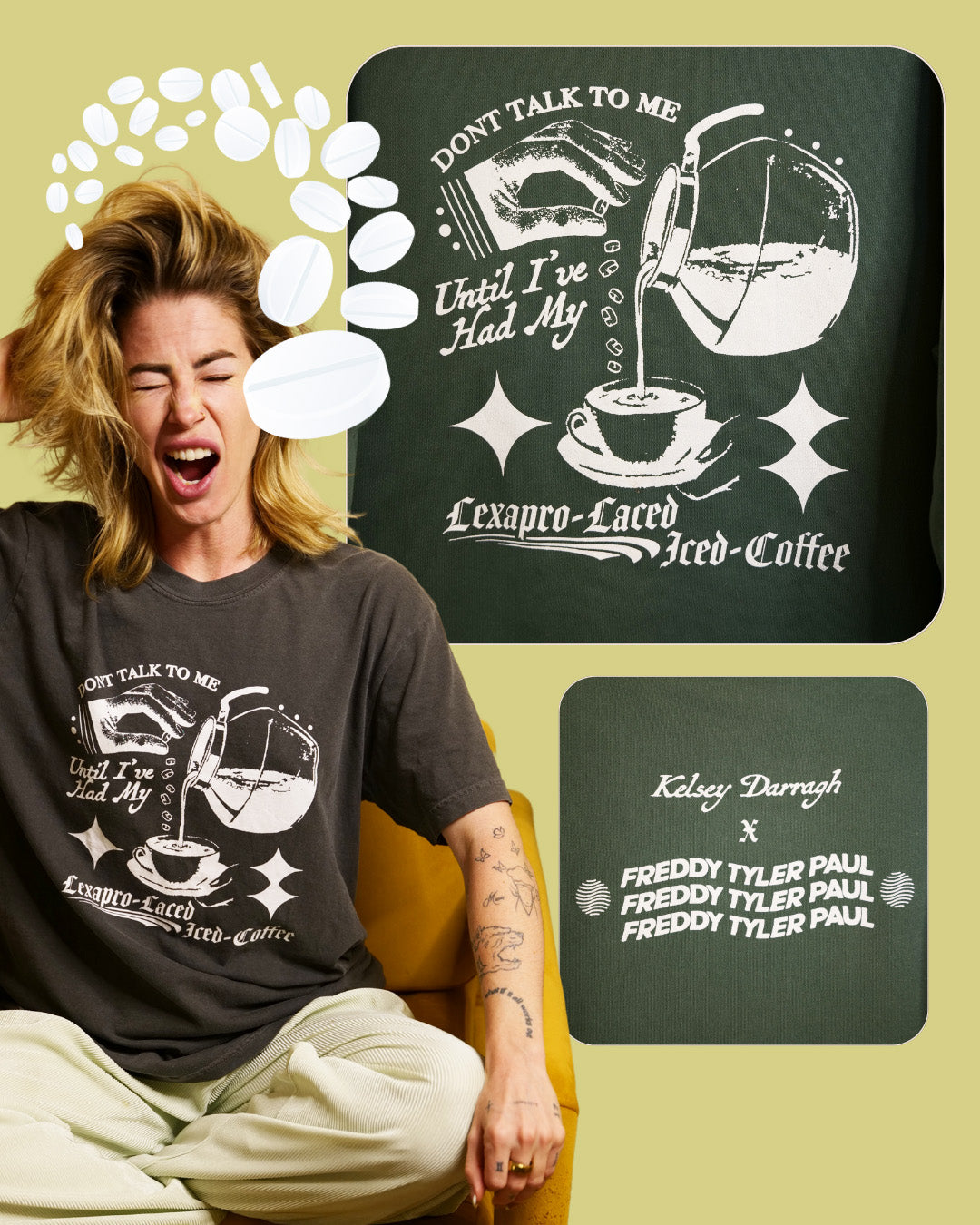 'Lexapro-Laced Iced Coffee' Sweater