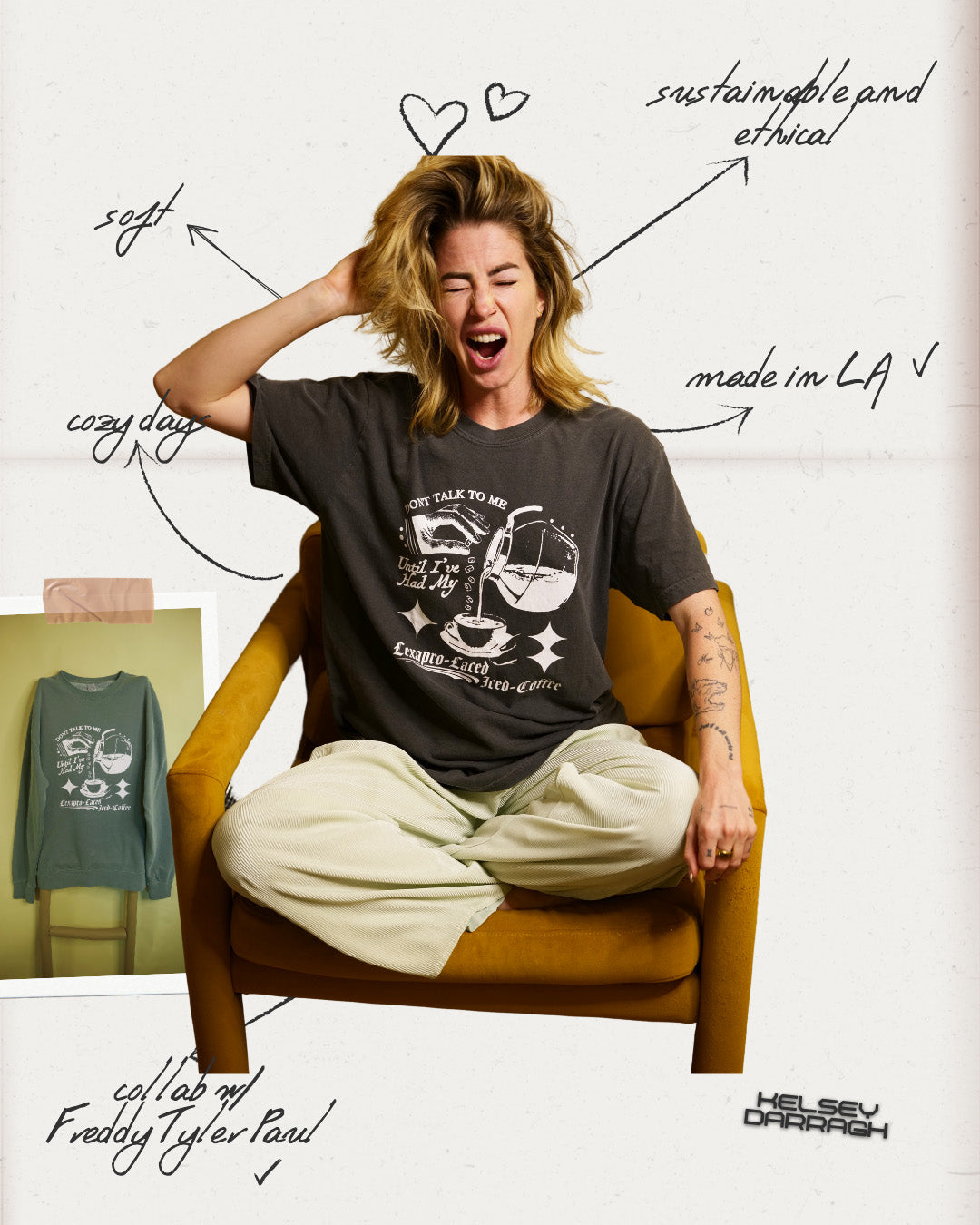 'Lexapro-Laced Iced Coffee' Tee