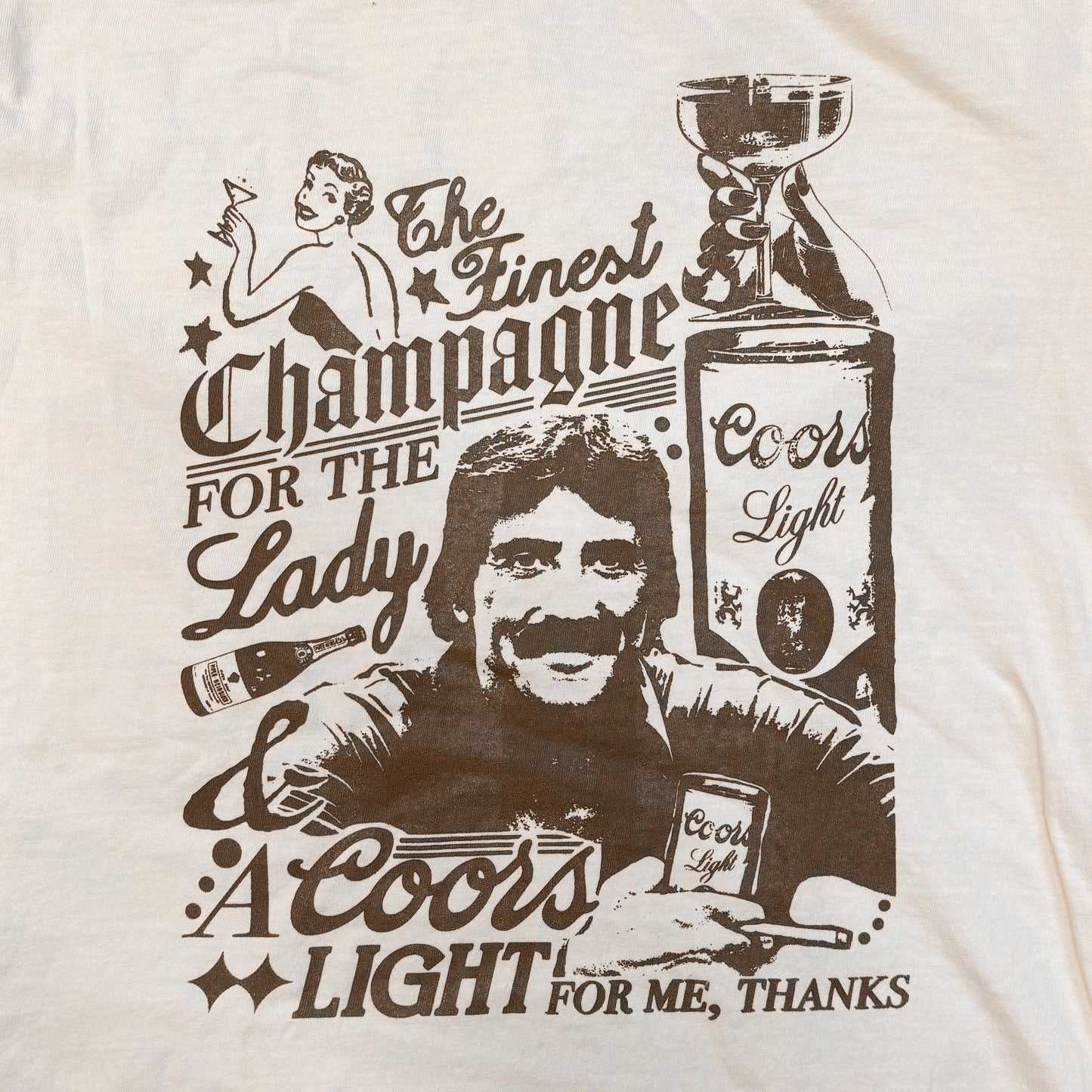 ‘Champagne & Coors’ Top