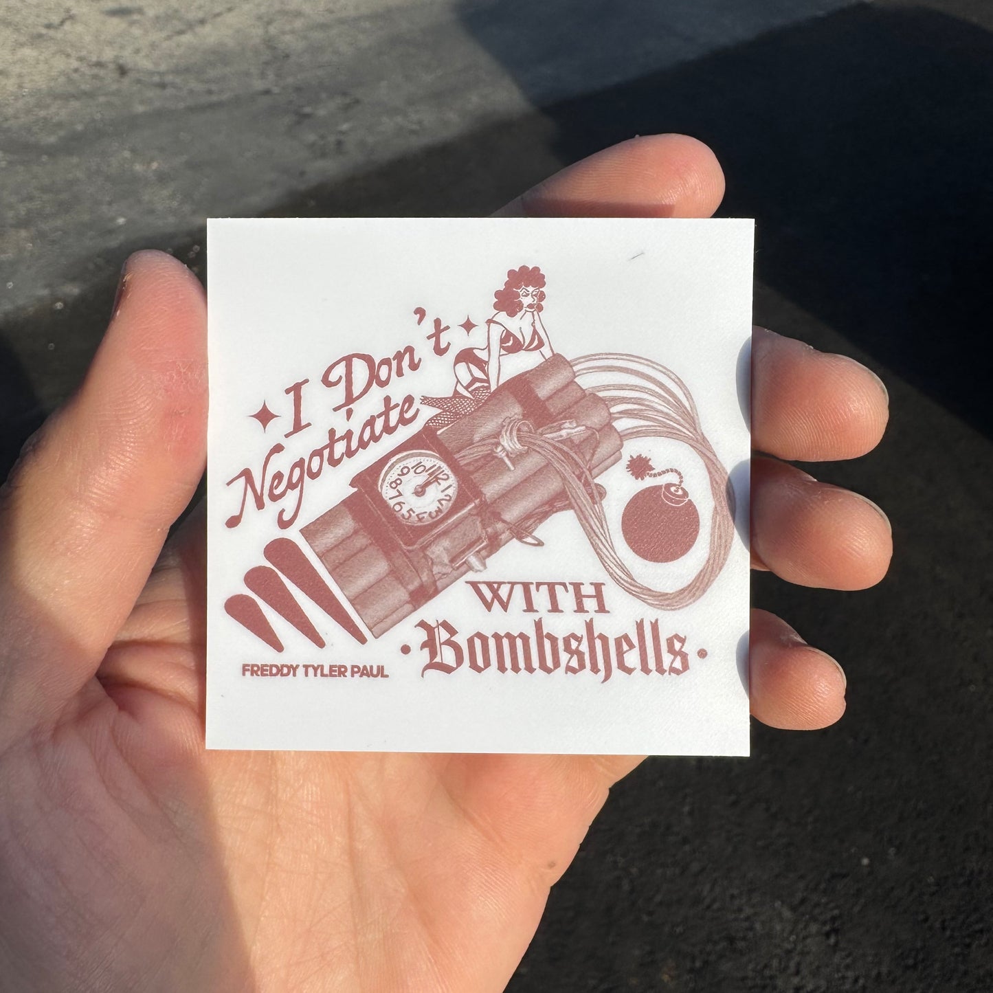 'Bombshells' Sticker