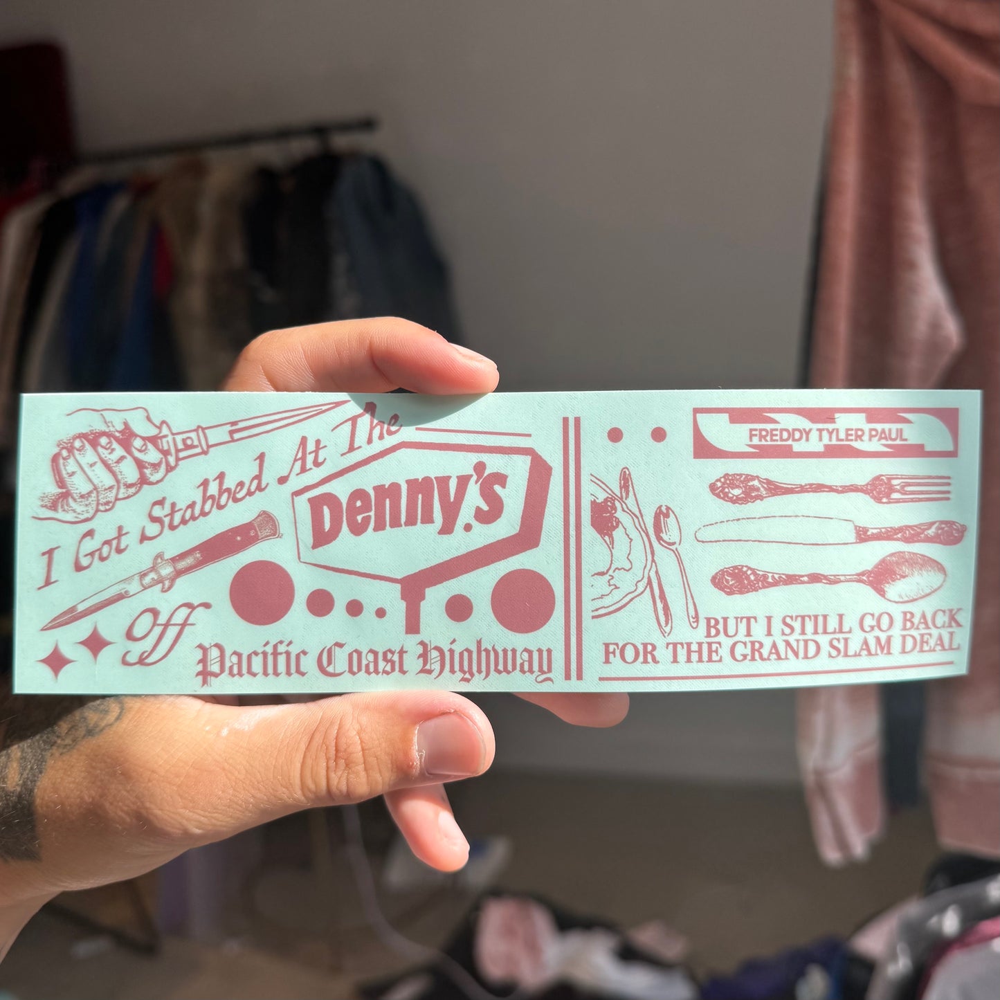 ‘Denny’s' Bumper Sticker
