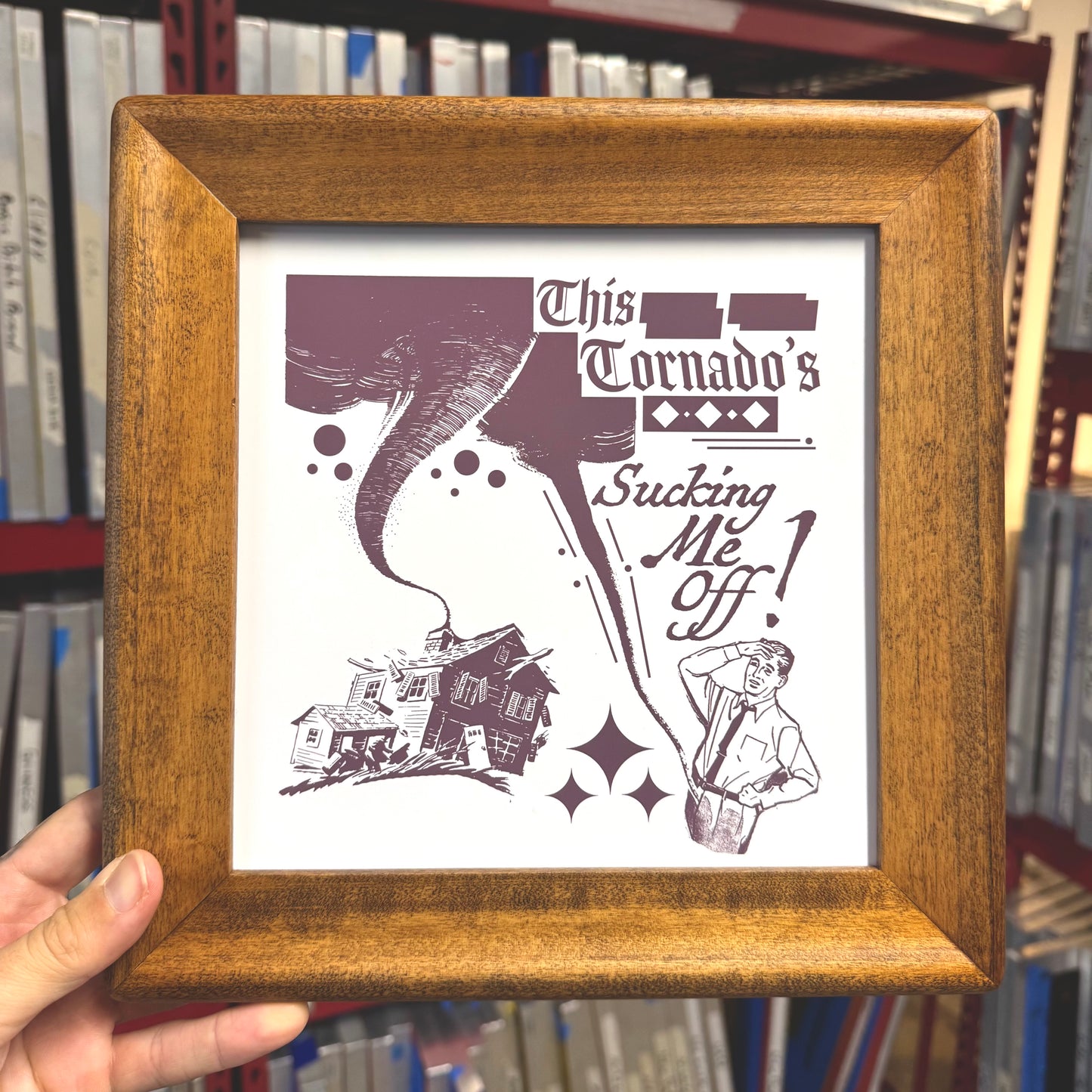 Tornado Sucking Me Off' Fine Art Print