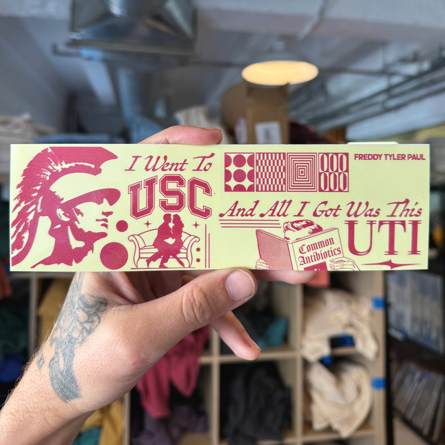 ‘I Went To USC' Sticker