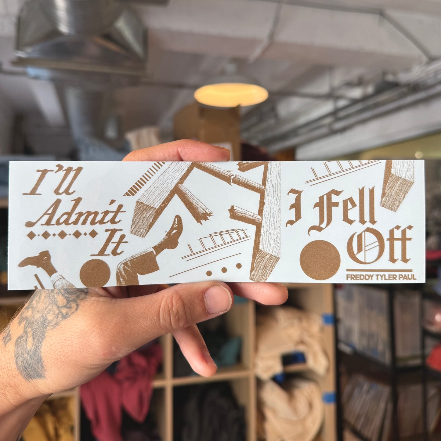 ‘I Fell Off’ Sticker
