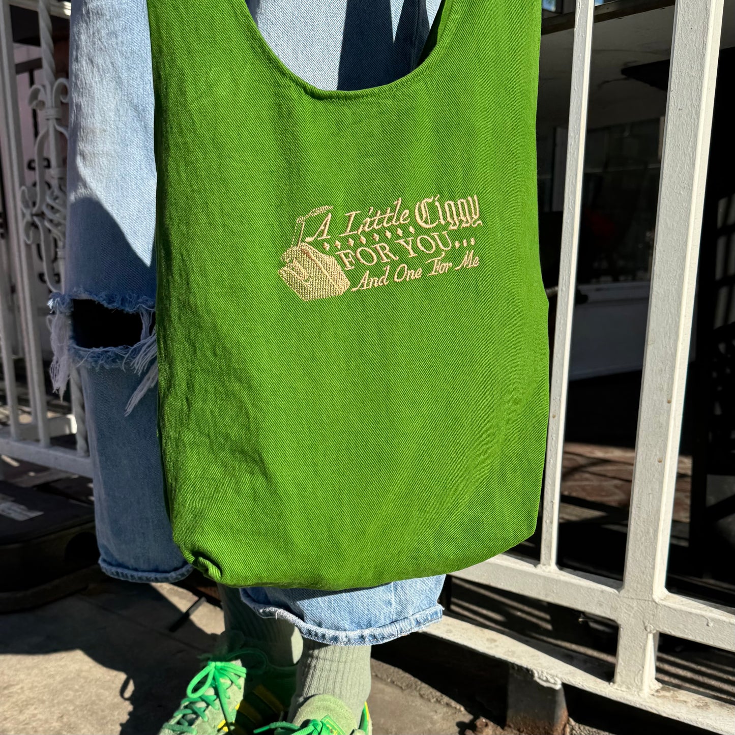 ‘Little Ciggy For You’ Tote