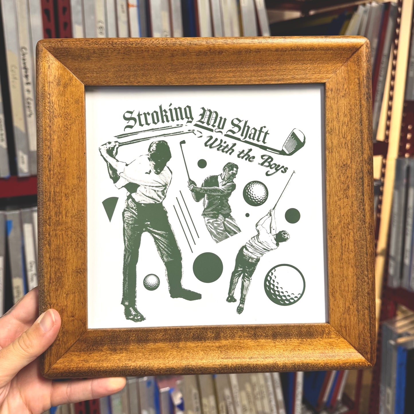 ‘Stroking My Shaft’ Fine Art Print