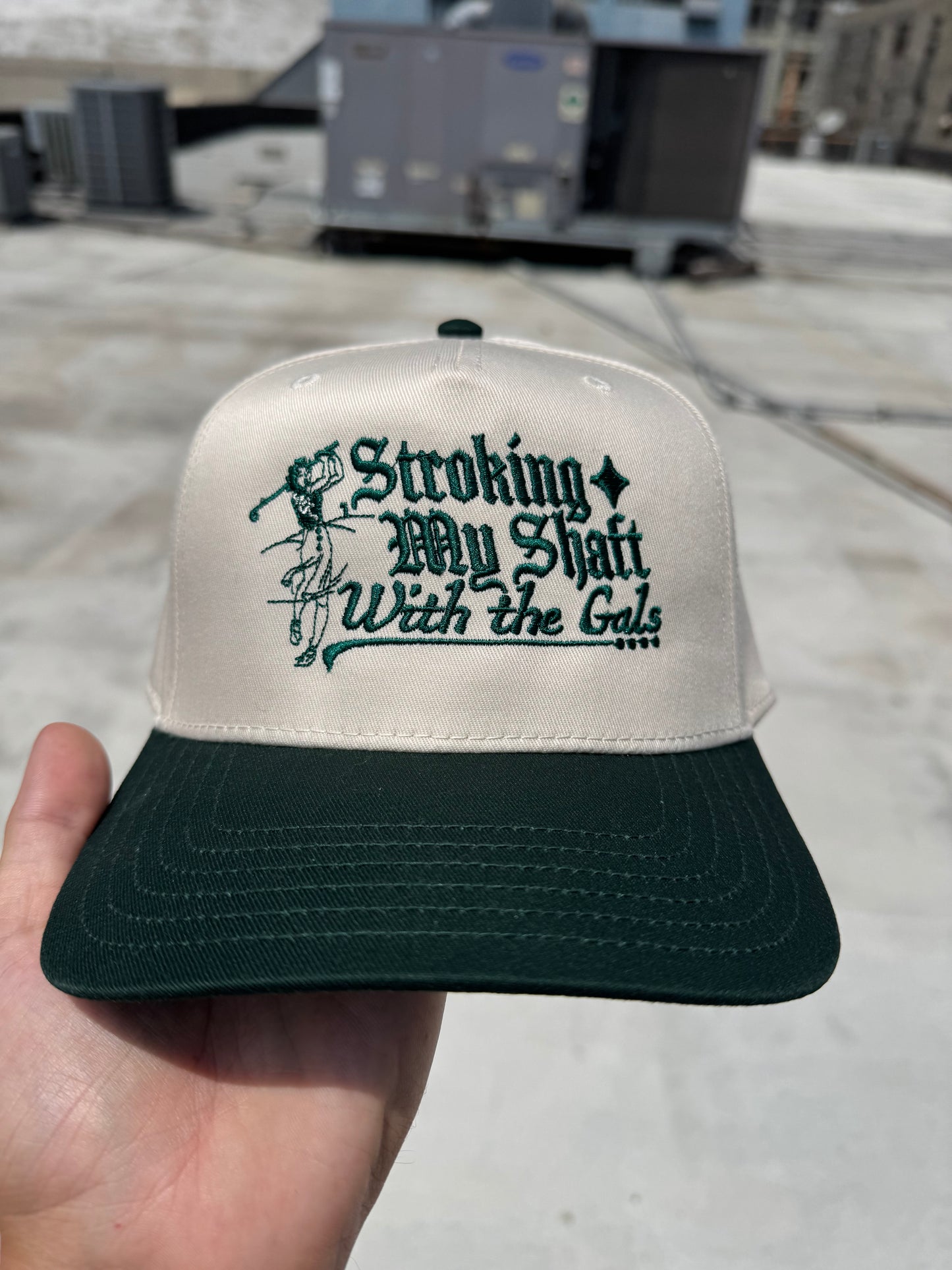 ‘Stroking Shaft with the Gals' Hat