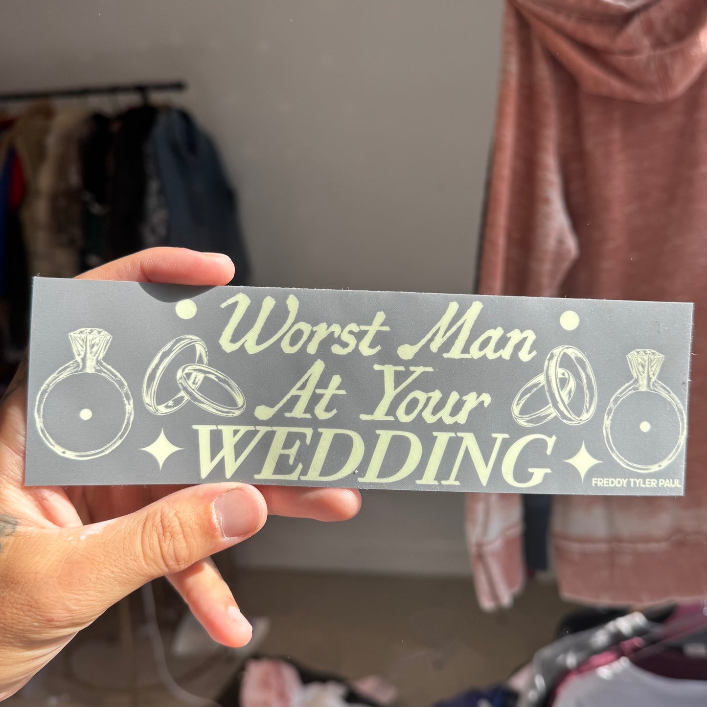 ‘Worst Man' Bumper Sticker