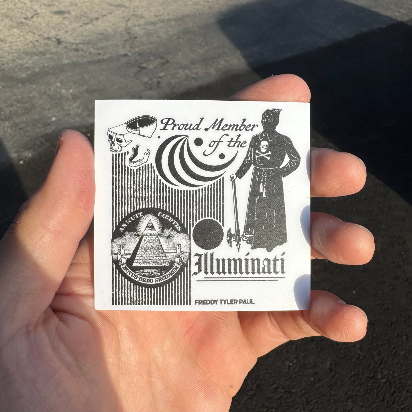 'Illuminati' Sticker