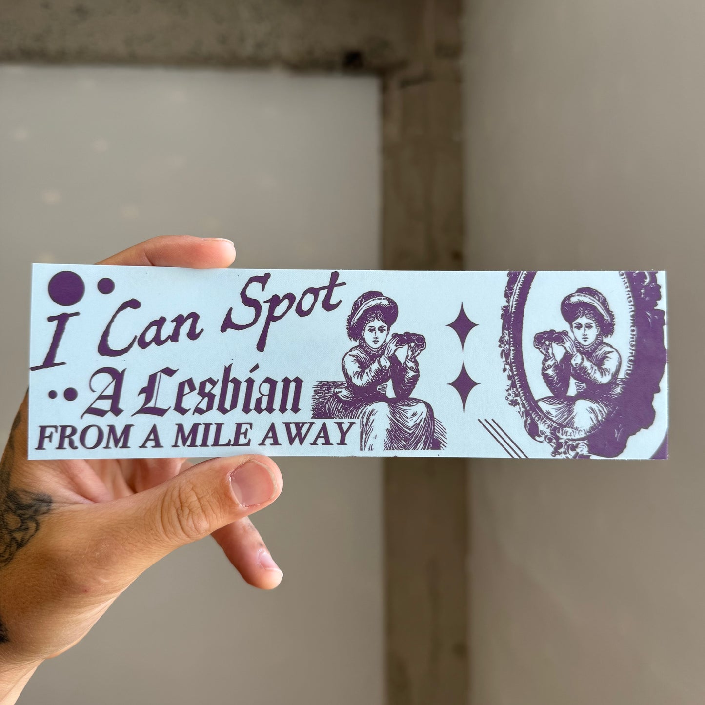 ‘Spot a Lesbian' Sticker