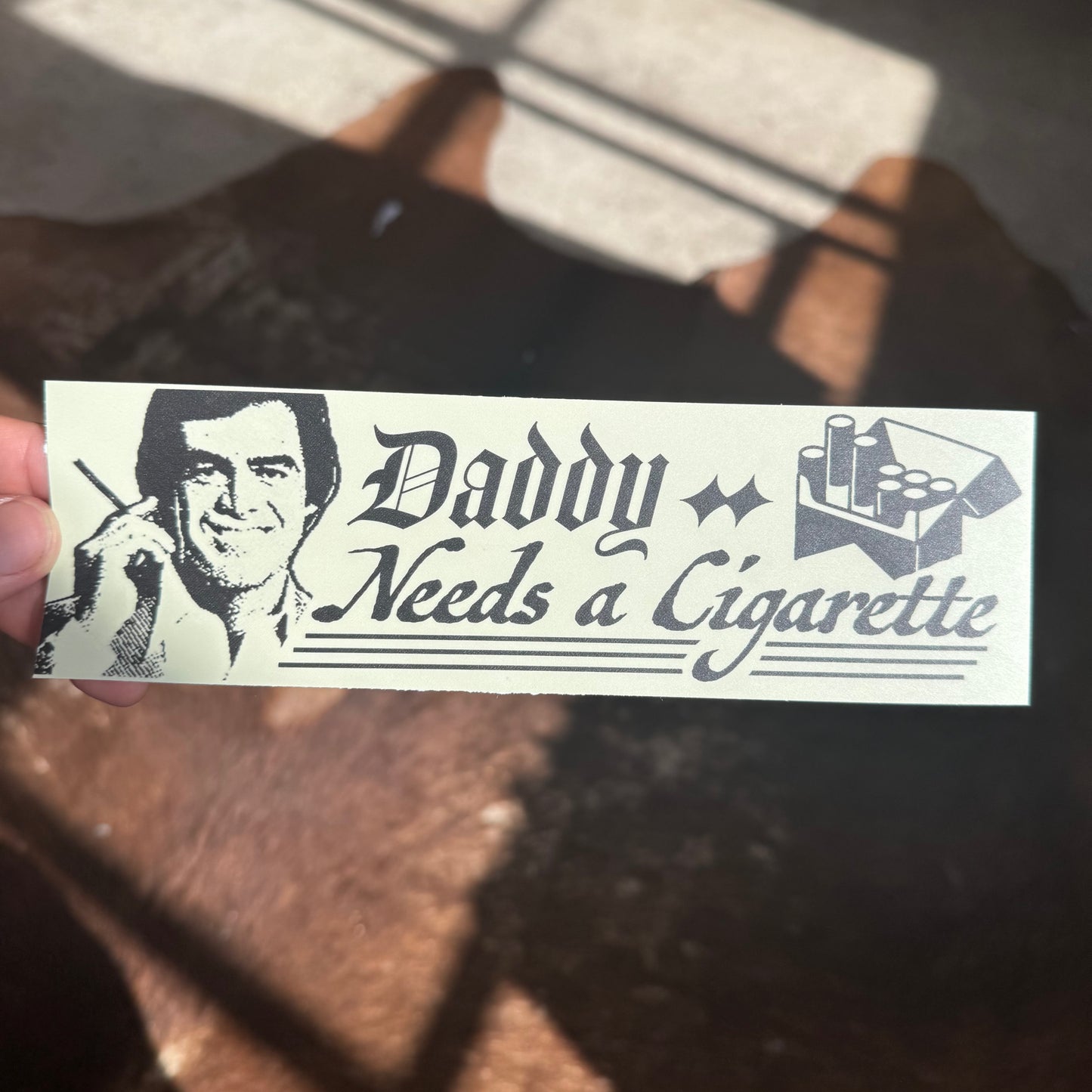 ‘Daddy Cig’ Sticker