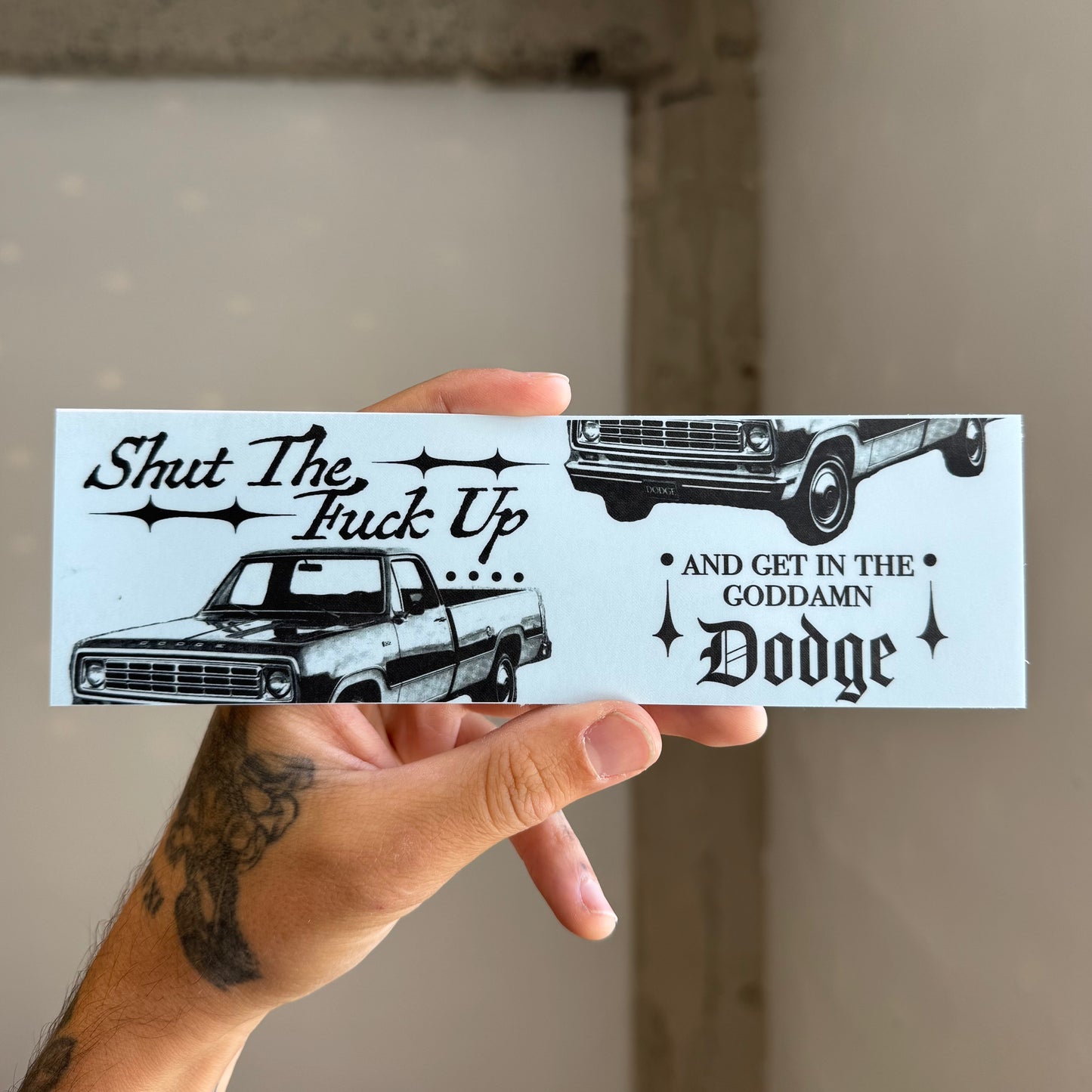 ‘Dodge' Sticker