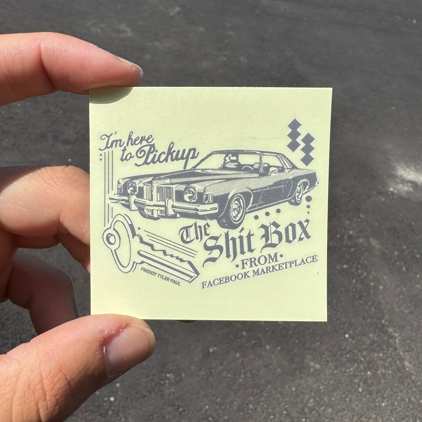 'FB Shitbox' Little Sticker