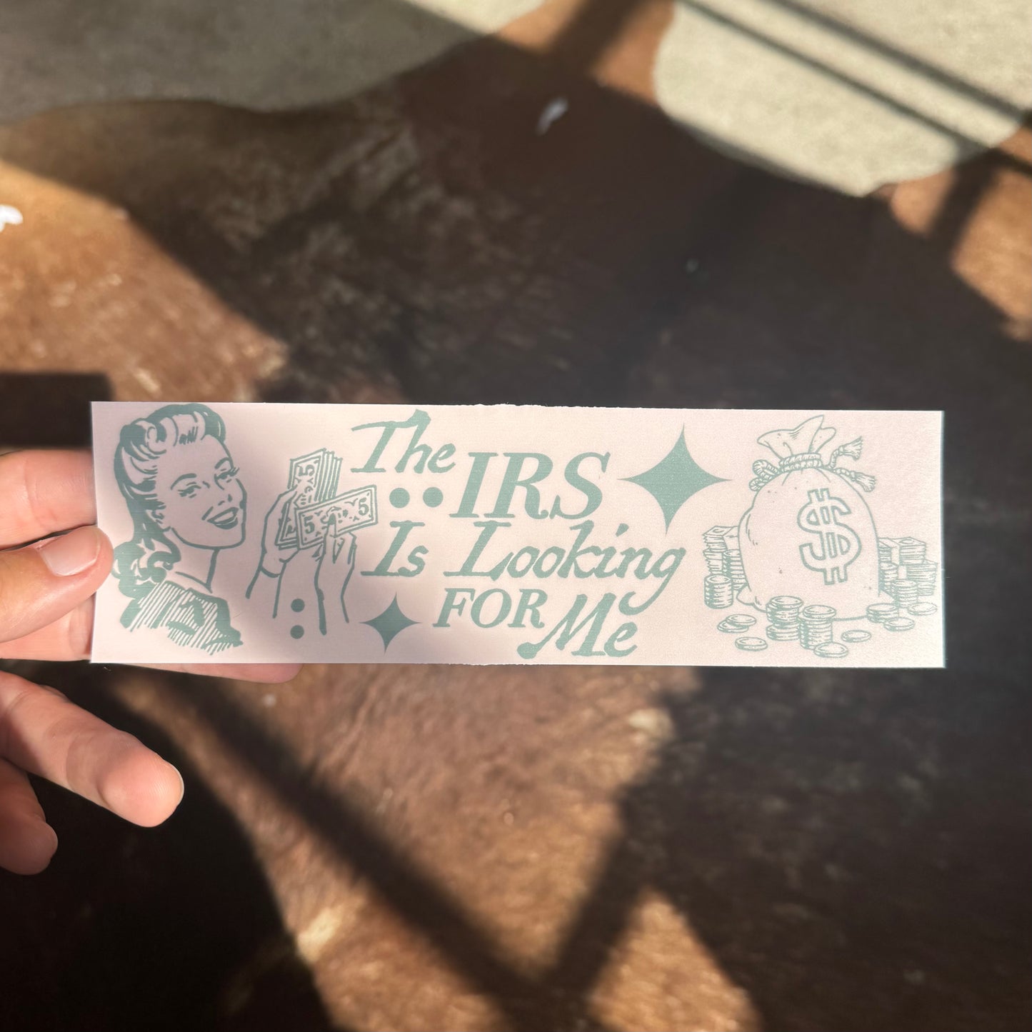‘IRS’ Sticker