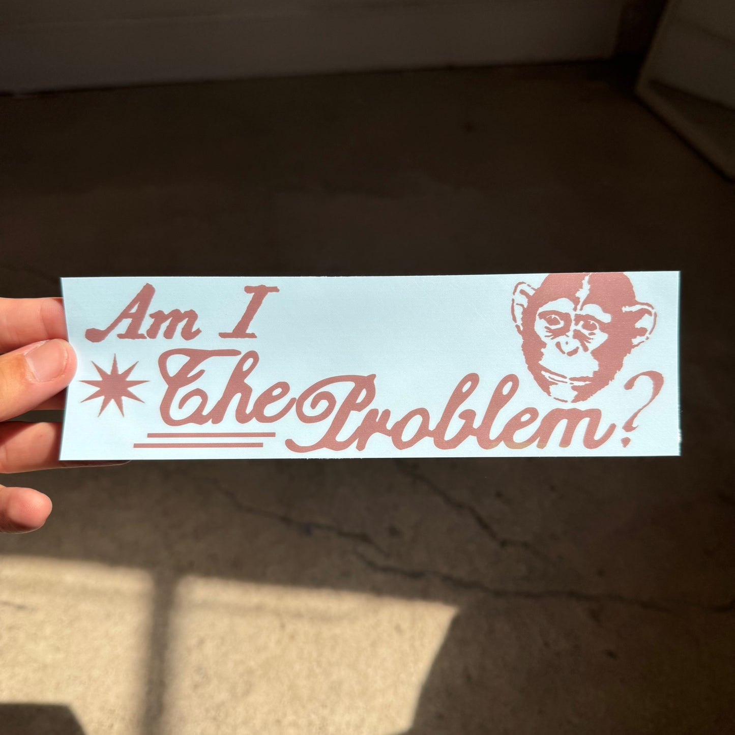 ‘Am I the Problem?’ Sticker