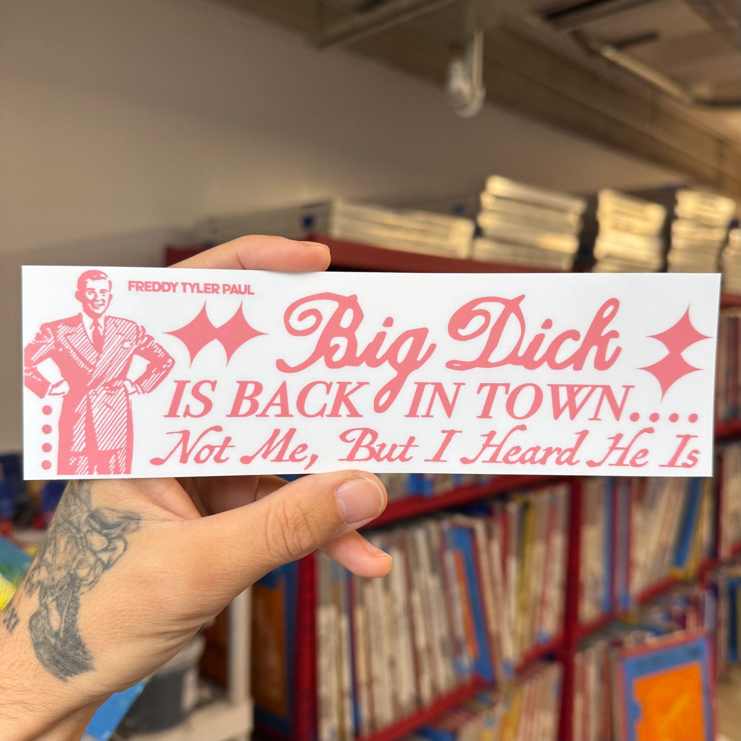 ‘Big Dick is Back’ Bumper Sticker