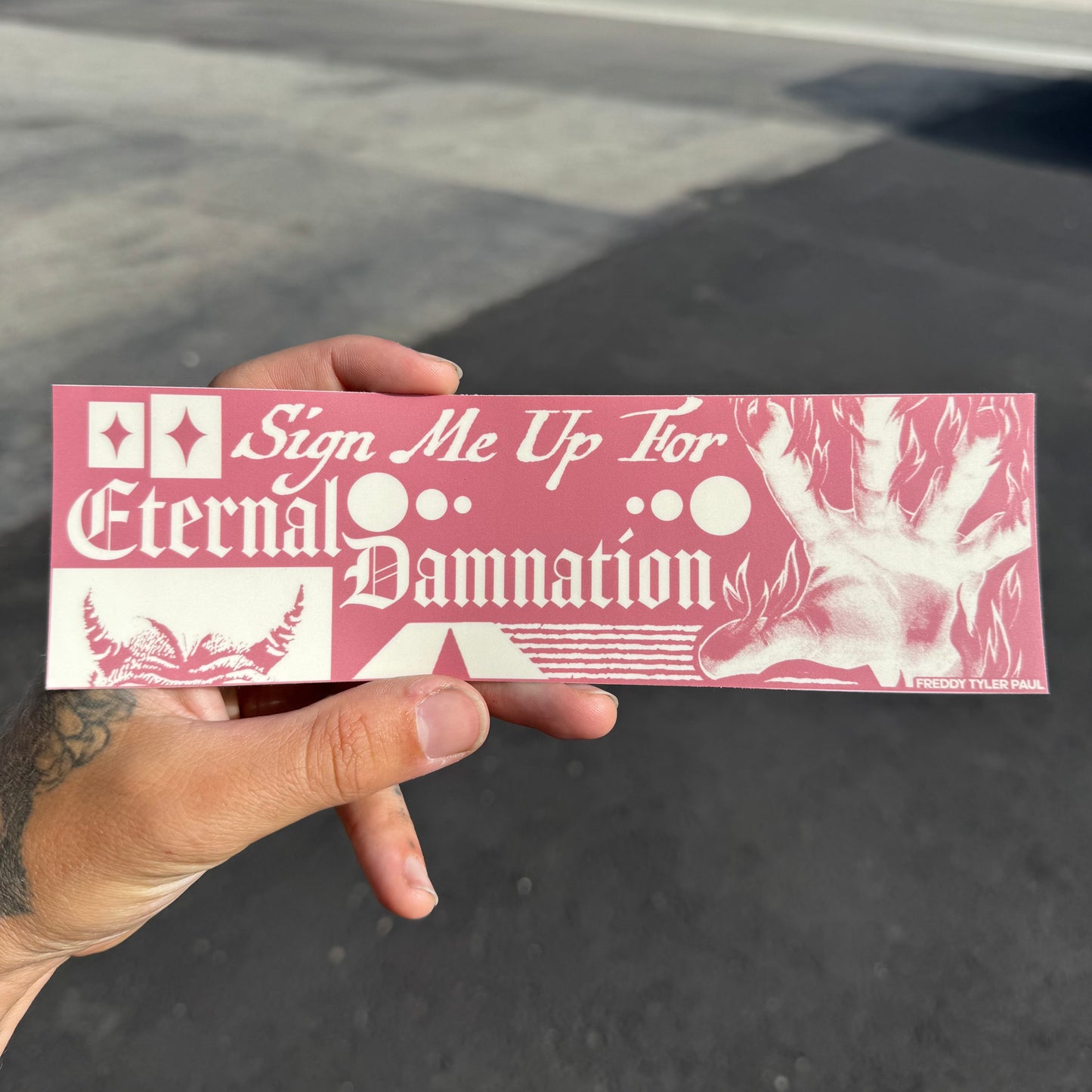'Eternal Damnation' Sticker