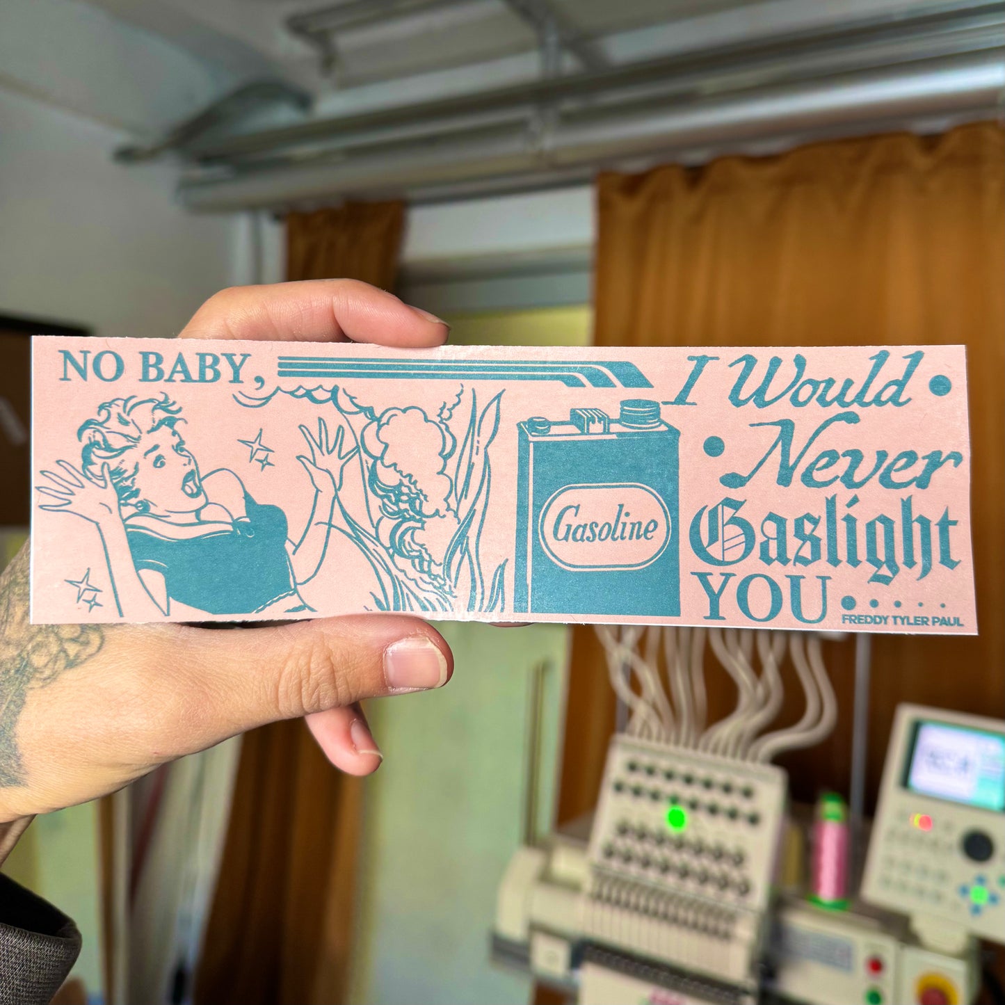 'Gaslight' Sticker