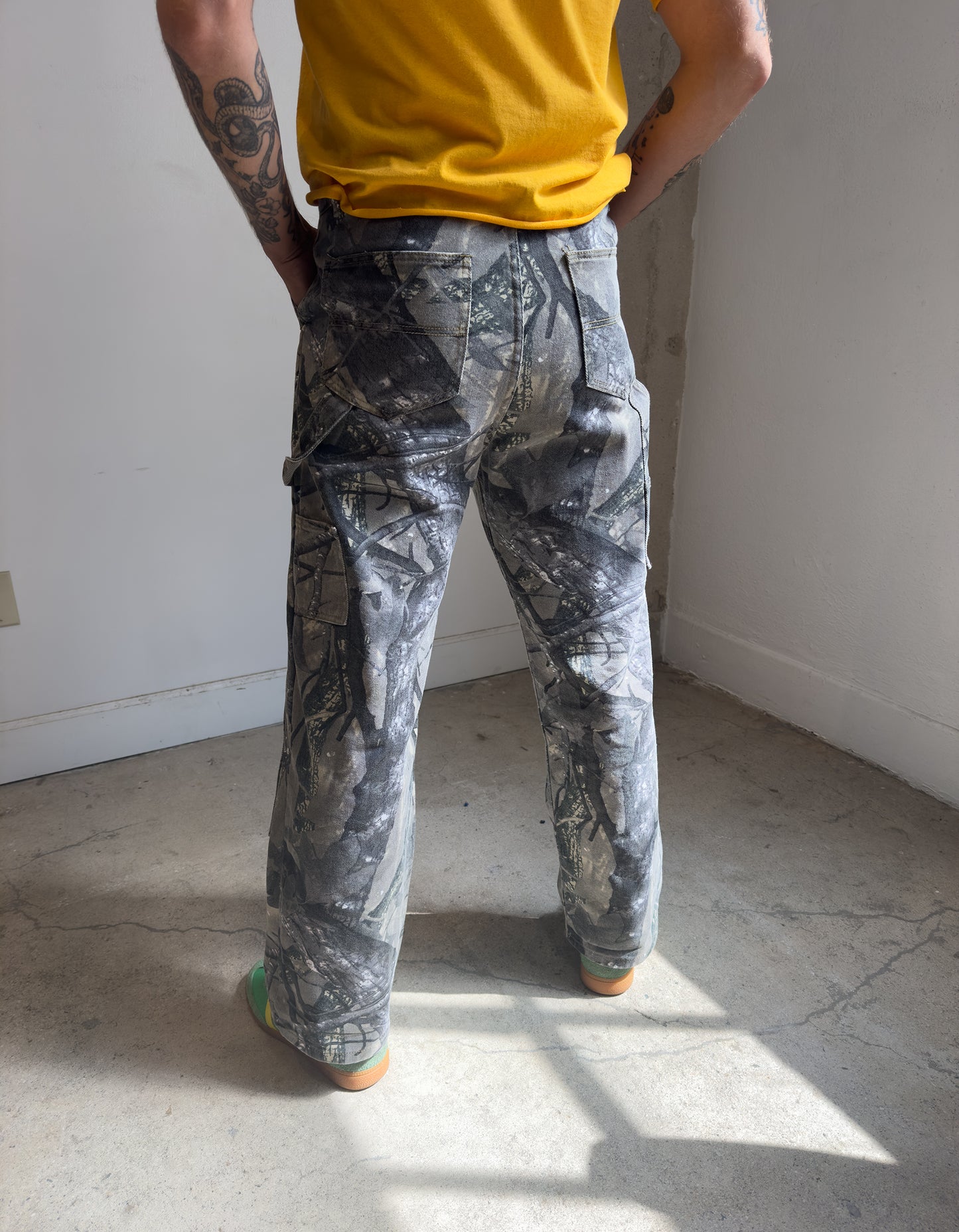 'Fuck You' Carpenter Camo Pants