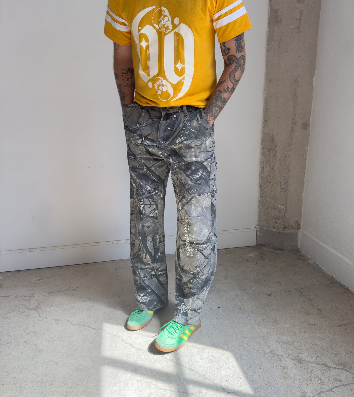 'Fuck You' Carpenter Camo Pants