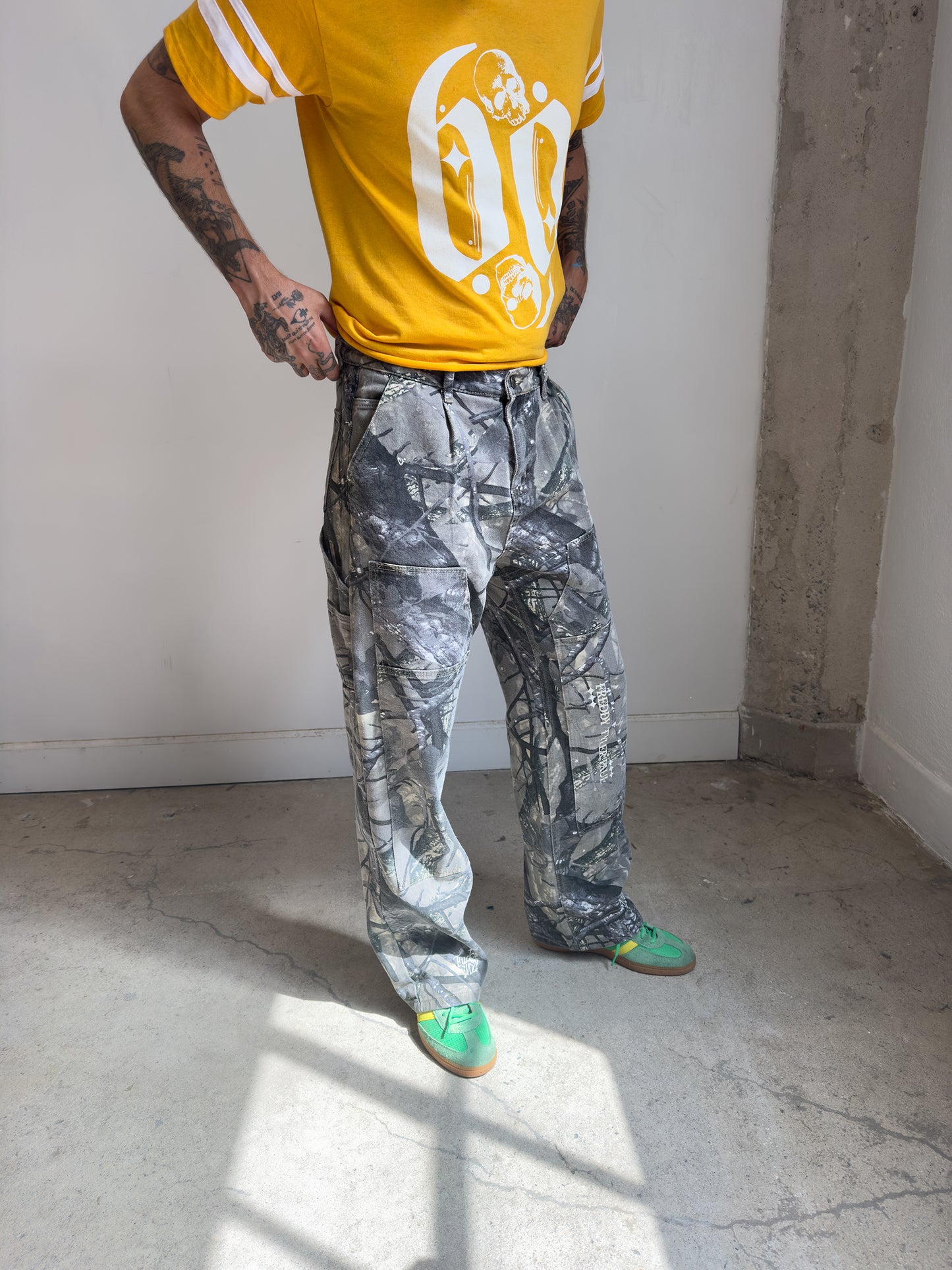 'Fuck You' Carpenter Camo Pants