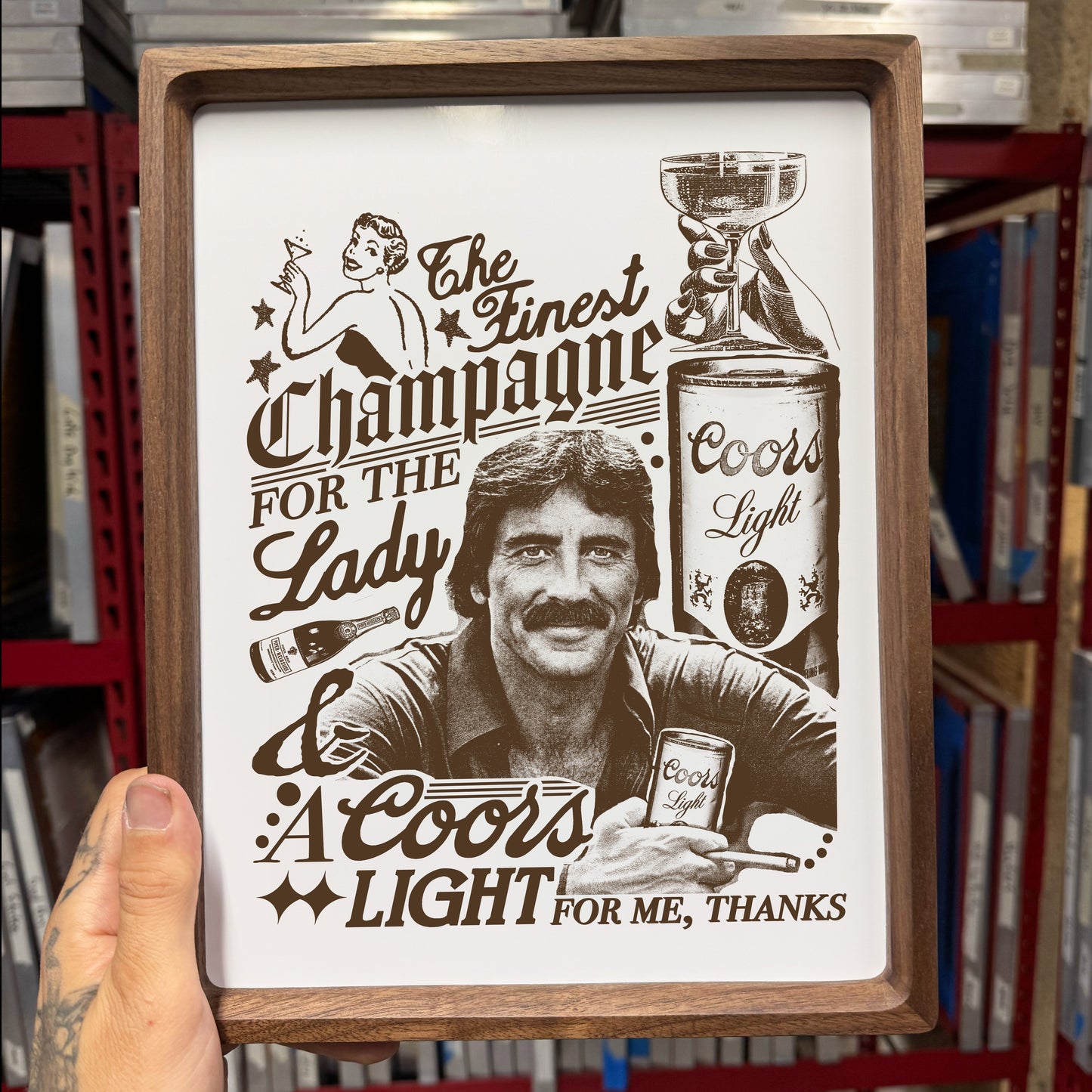 'Champagne & Coors' Fine Art Print