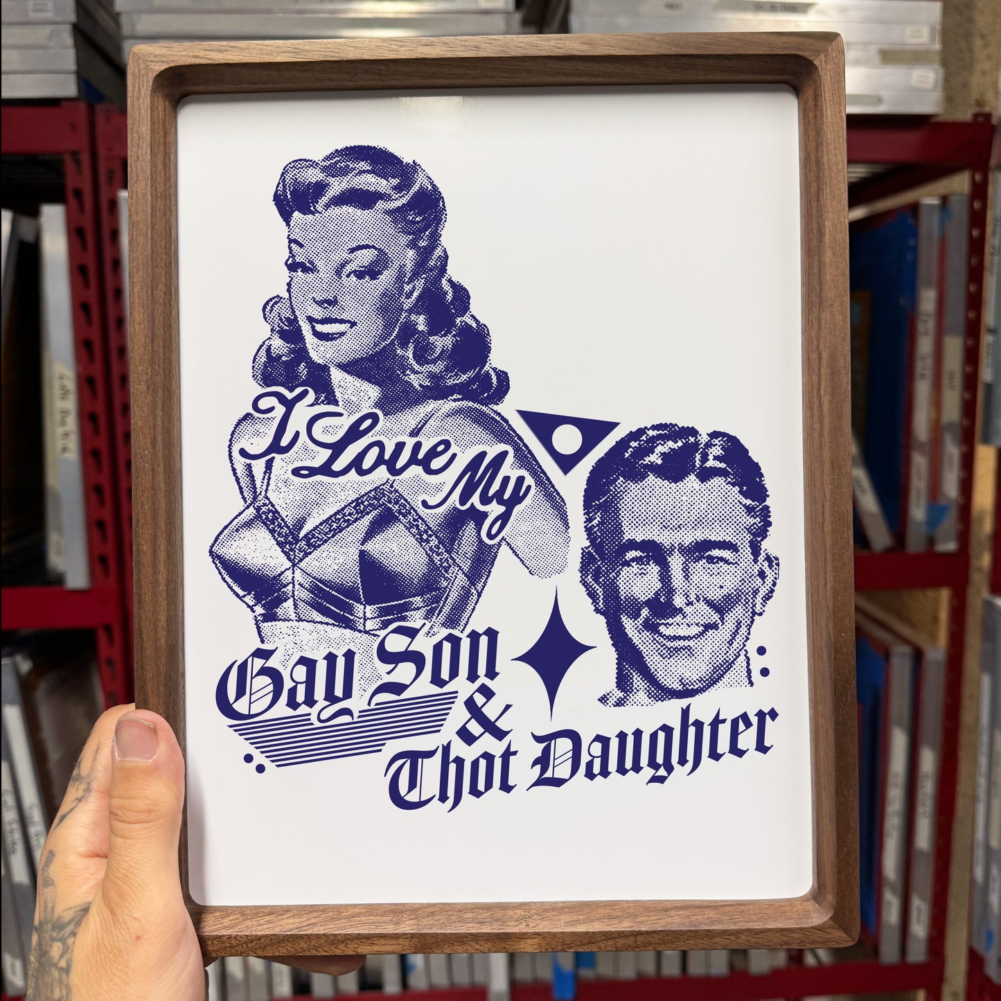 'Gay Son & Thot Daughter' Fine Art Print
