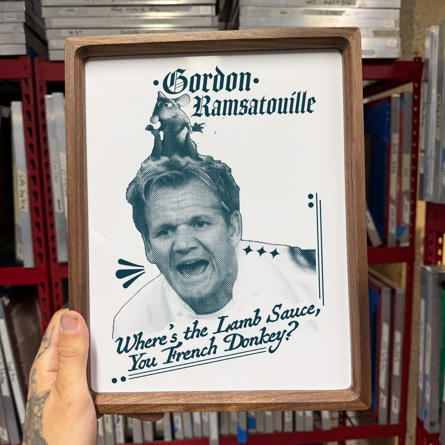 ‘Gordon Ramsatouille’ Fine Art Print