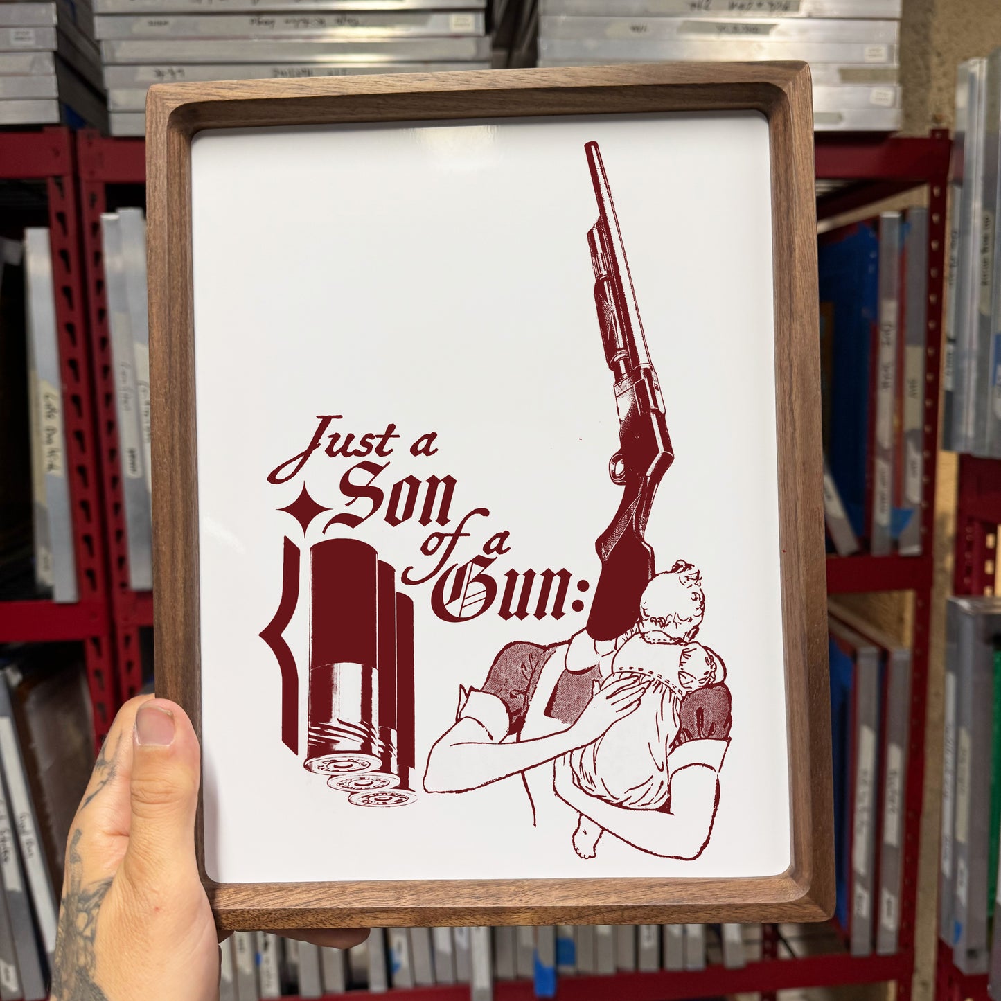 'Son of a Gun' Fine Art Print