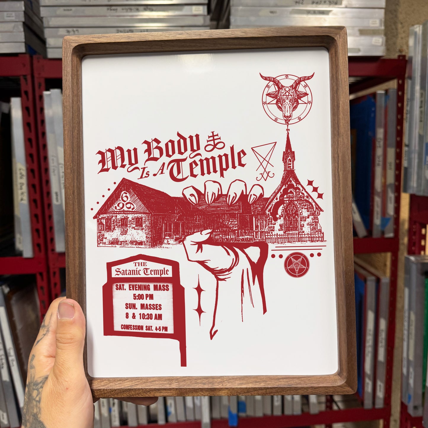 ‘My Body is a Temple' Fine Art Print