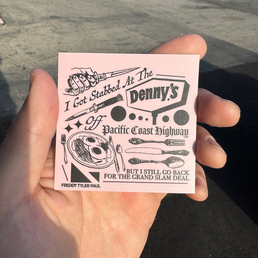 'Denny’s' Sticker