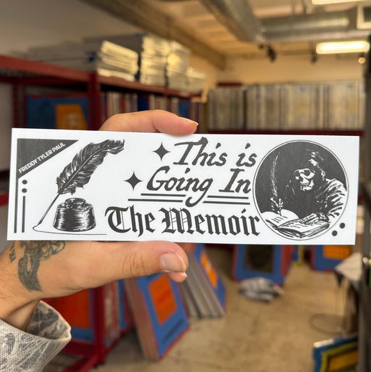 ‘The Memoir’ Bumper Sticker