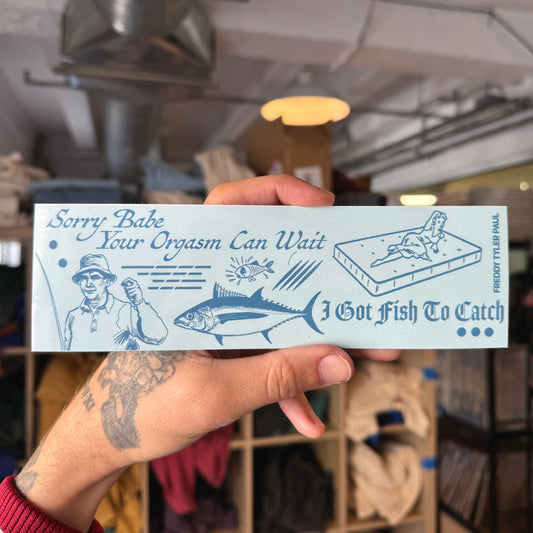 ‘Fish To Catch’ Bumper Sticker