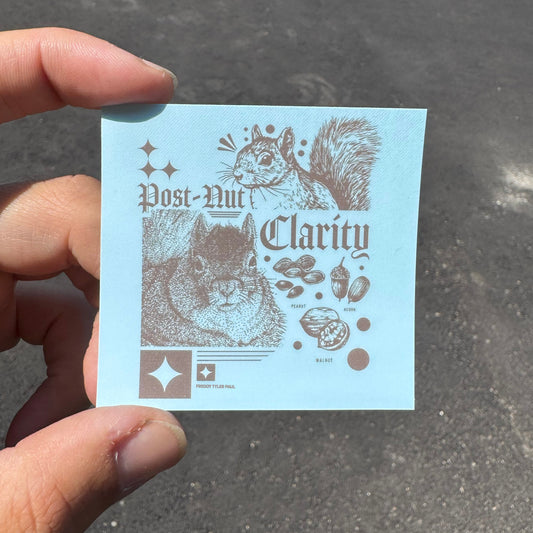 'Post Nut Clarity' Little Sticker