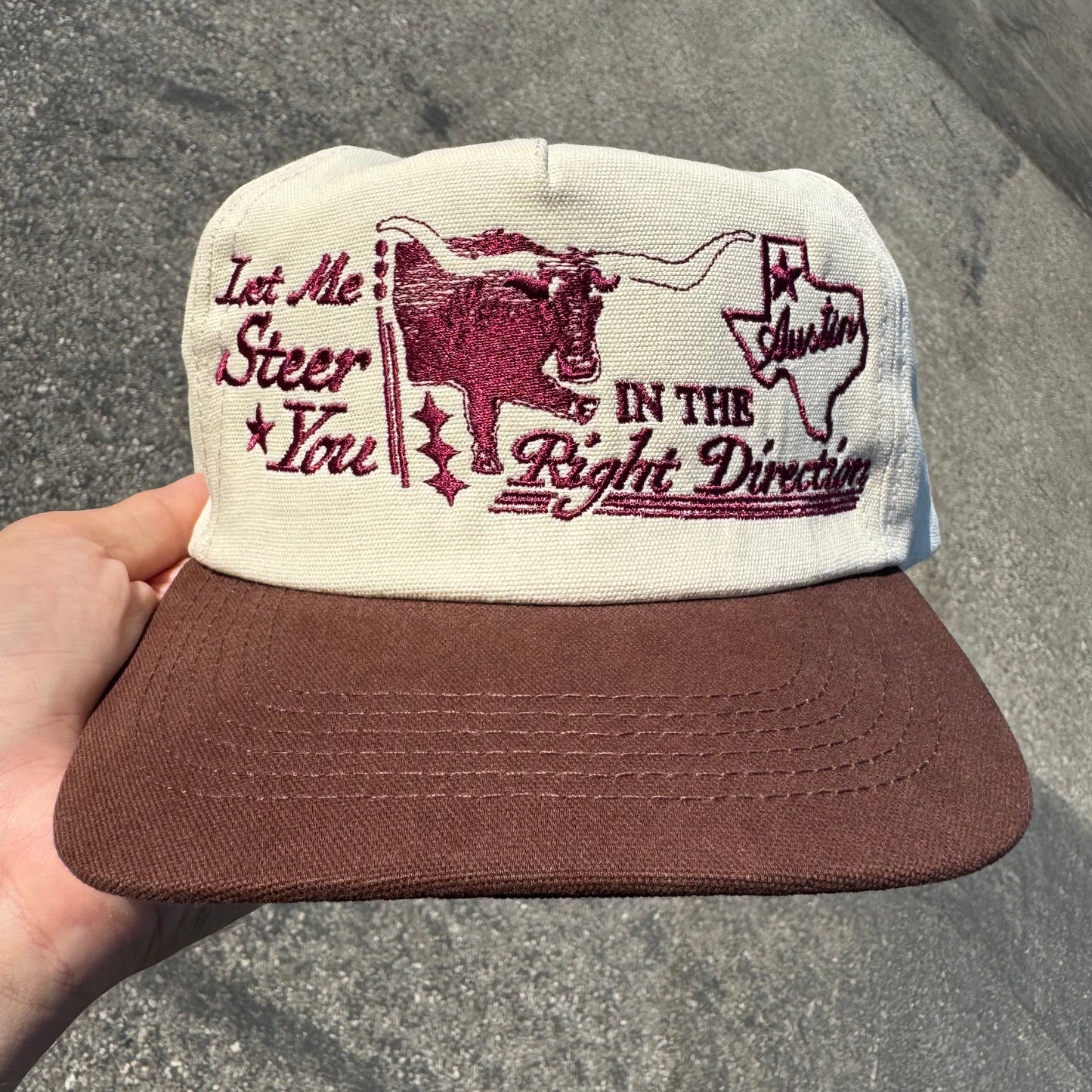 ‘Let Me Steer You to Austin’ Hat