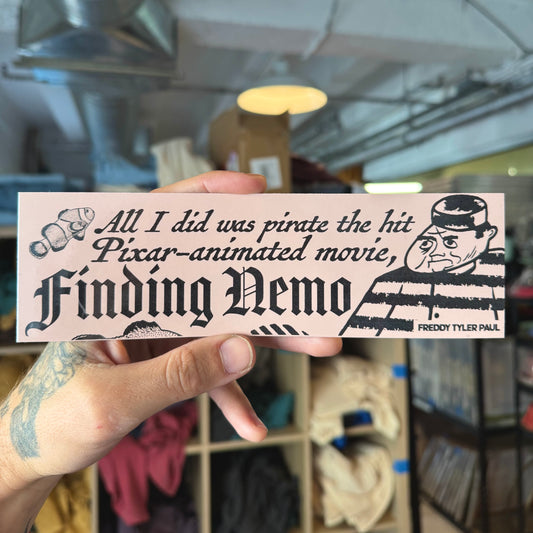 ‘Finding Nemo' Bumper Sticker