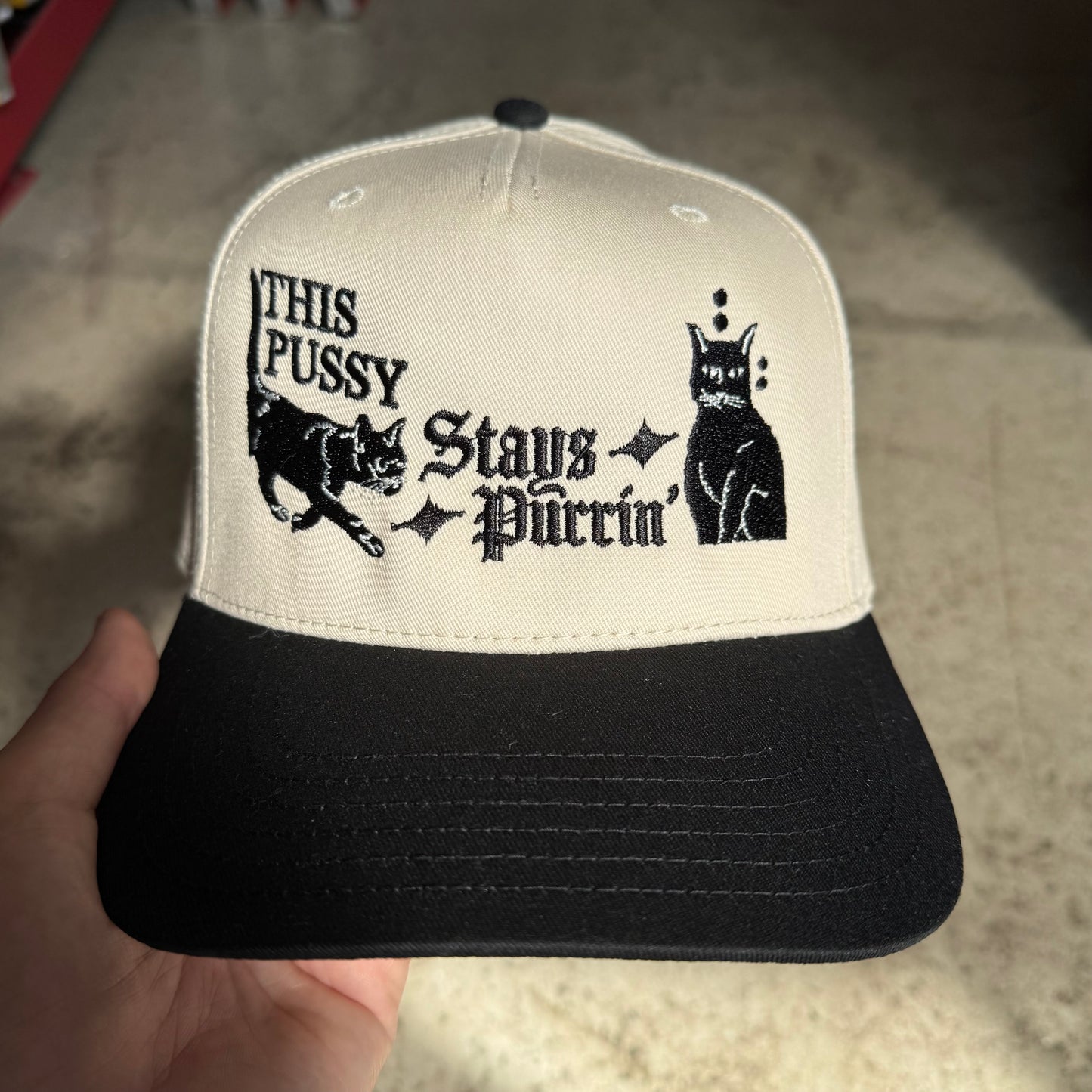 ‘Pussy Stays Purrin’ Hat