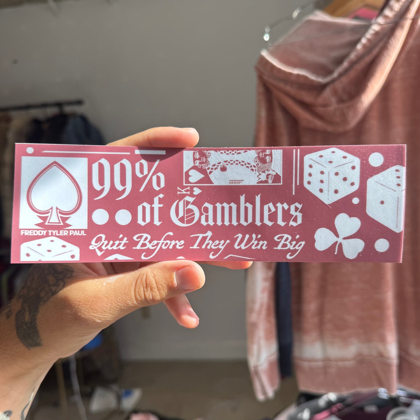 ‘Gamblers' Bumper Sticker