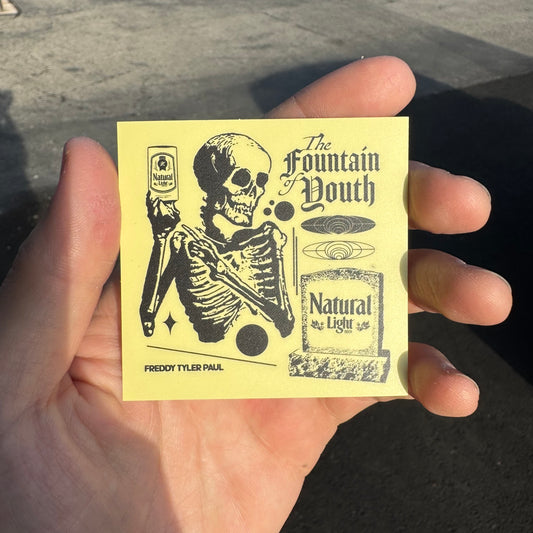 'Fountain of Youth' Sticker