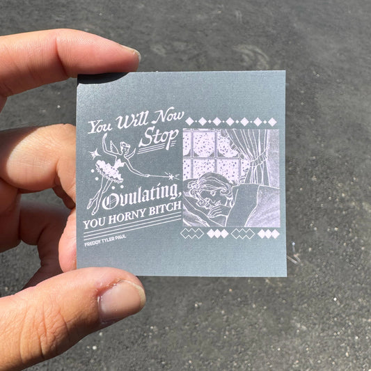 'Ovulation' Little Sticker