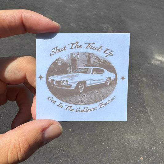 'Pontiac' Little Sticker