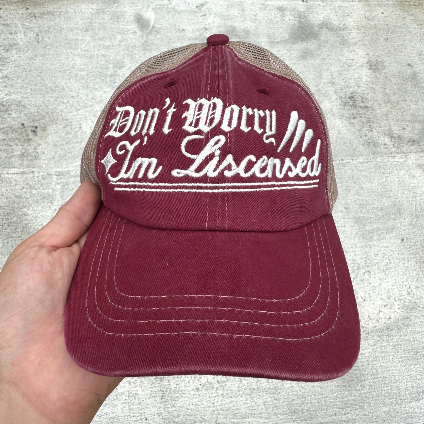 ‘I’m Liscensed’ Hat