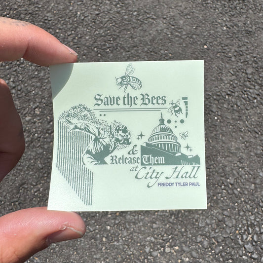 'Save the Bees' Little Sticker