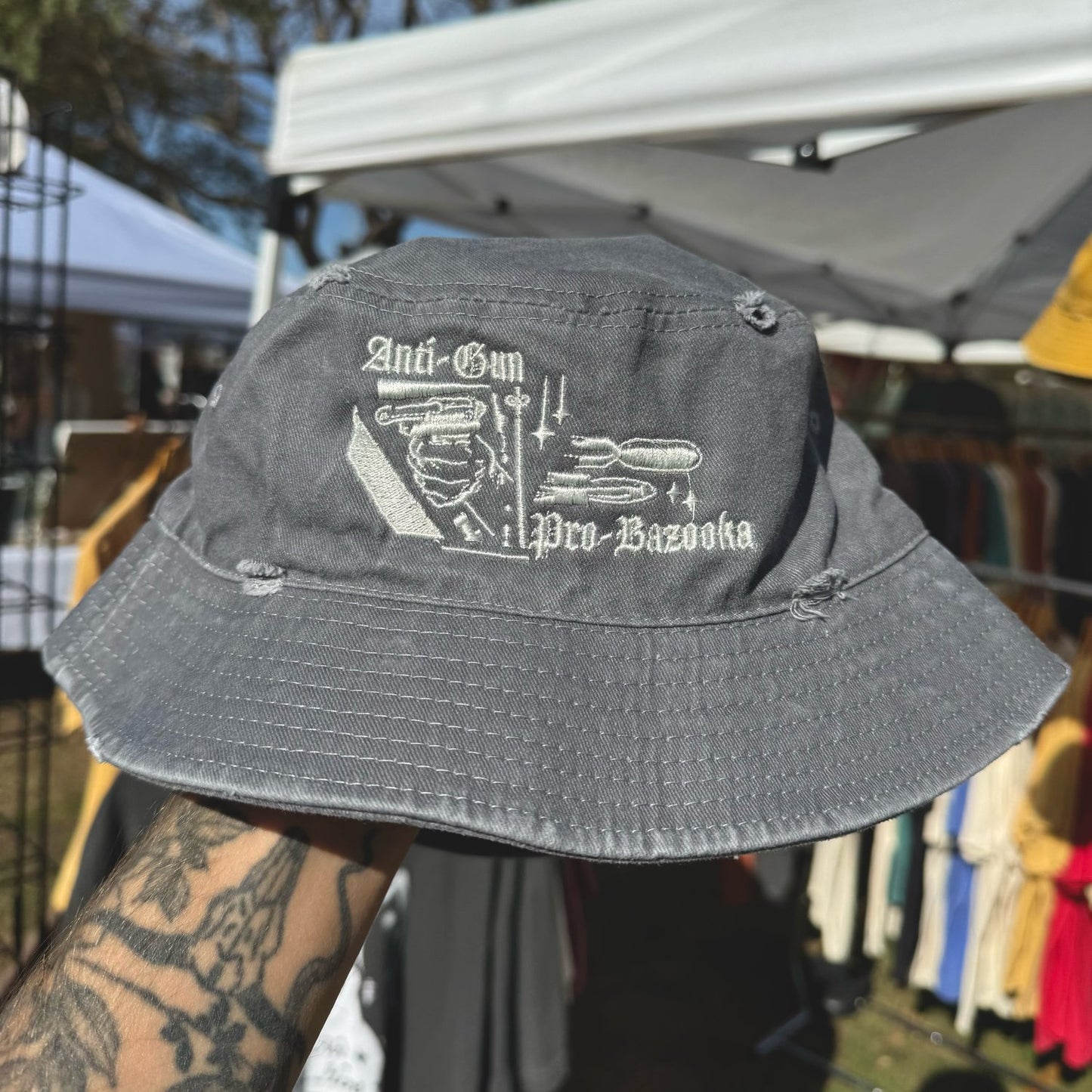 'Anti-Gun’ Bucket Hat