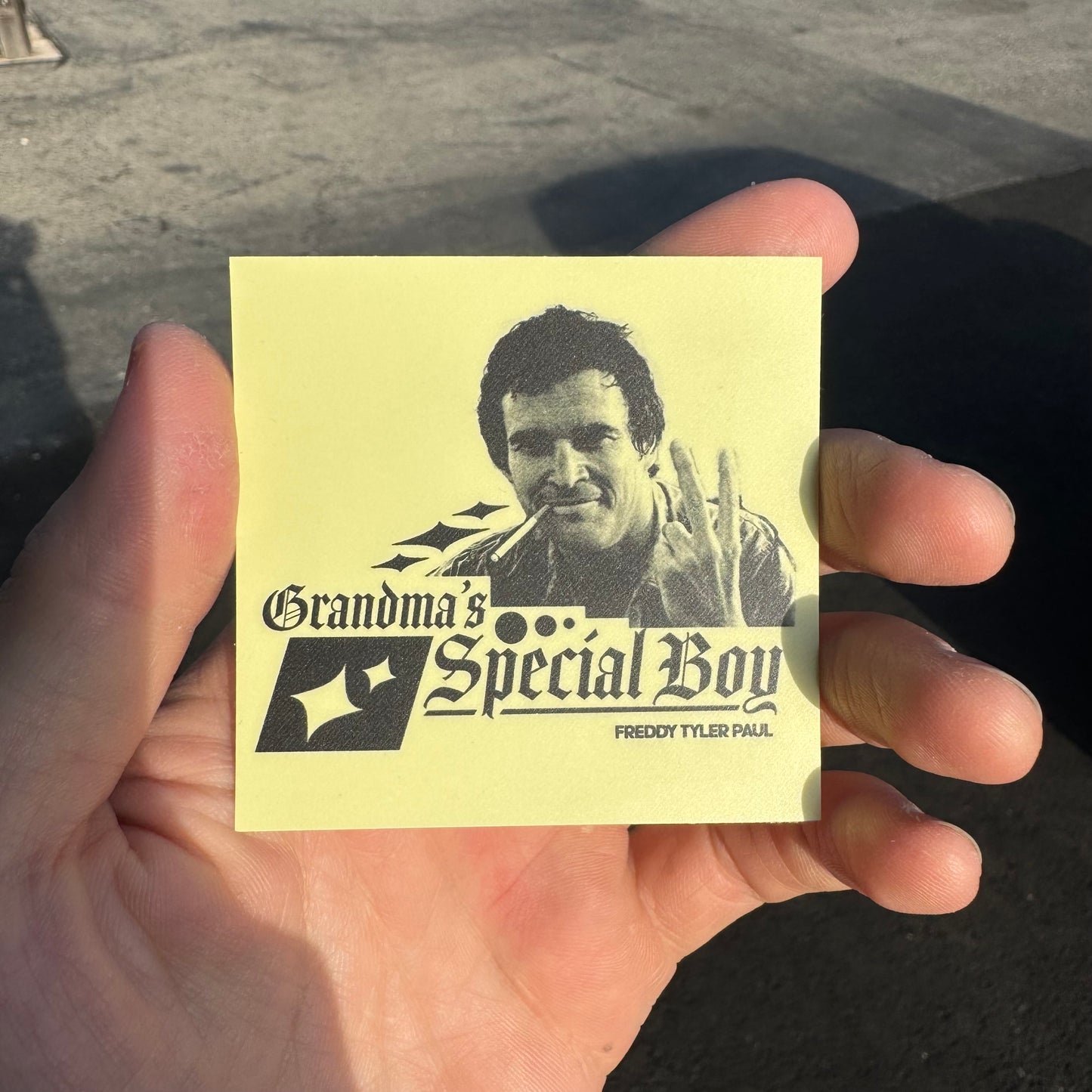 'Grandma’s Boy' Sticker