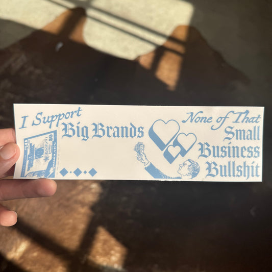 ‘Big Brands’ Sticker