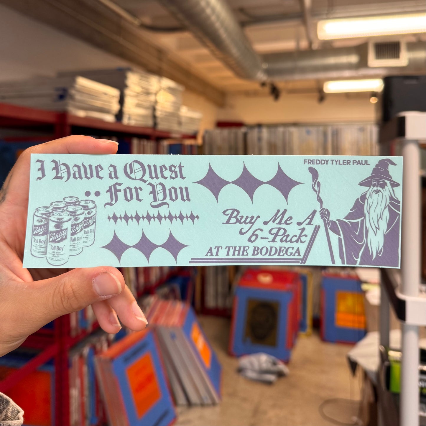 ‘Bodega Quest’ Bumper Sticker