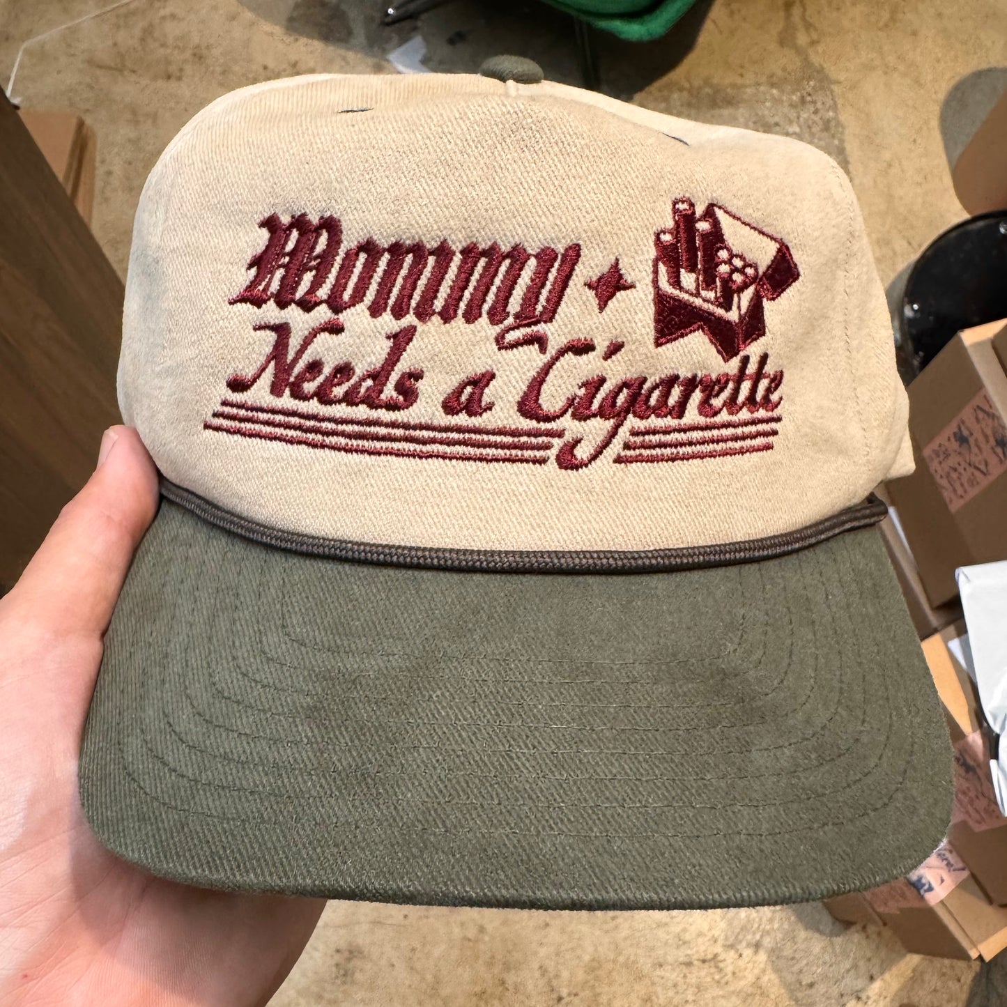 'Mommy Needs a Cig’ Hat