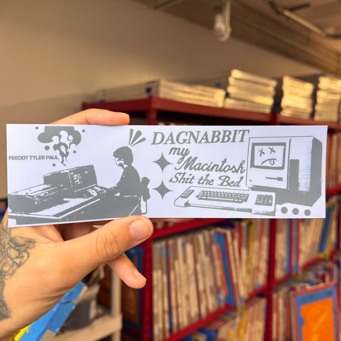 ‘Mac Shit the Bed’ Bumper Sticker